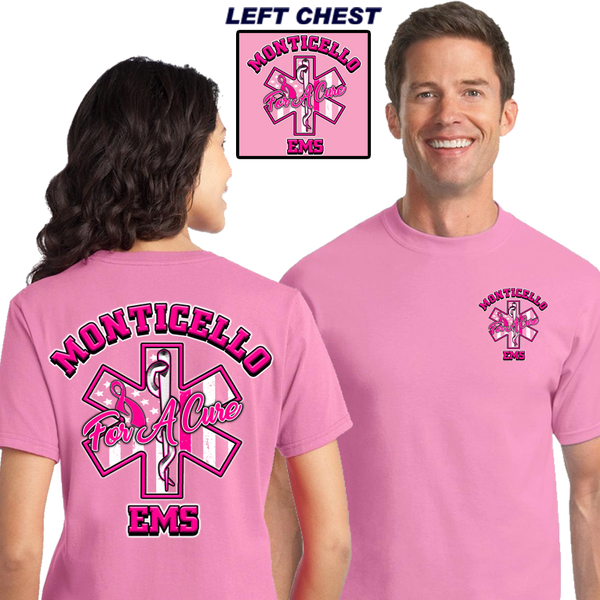 EMS For A Cure (DD-EMSBC21) W/Free Window Decal