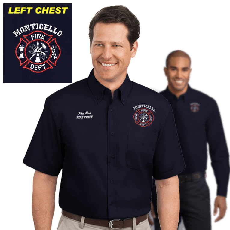 firefighter dress uniform shirts Custom Fire Dept Shirts