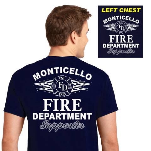 Fire Department Supporter Shirts (DD-FDS3) Navy, Supporter Shirts, dovedesigns.com, Dove Designst-shirts, shirts, hoodies, tee shirts, t-shirt, shirts