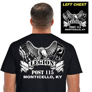 Legion Post Shirts (DD-POST2) Black, Post Shirts, dovedesigns.com, Dove Designst-shirts, shirts, hoodies, tee shirts, t-shirt, shirts