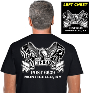 Veterans Post Shirts (DD-POST2) Black, Post Shirts, dovedesigns.com, Dove Designst-shirts, shirts, hoodies, tee shirts, t-shirt, shirts