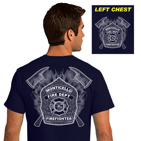 Fire Department Duty Shirts (DD-SHIELD), Duty Shirts, dovedesigns.com, Dove Designst-shirts, shirts, hoodies, tee shirts, t-shirt, shirts