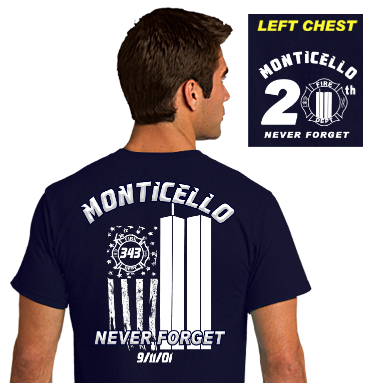 9/11 20th Memorial Shirt (DD-91120TH)