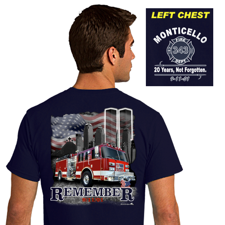 9/11 20th Memorial Shirt (DD-911MEM)