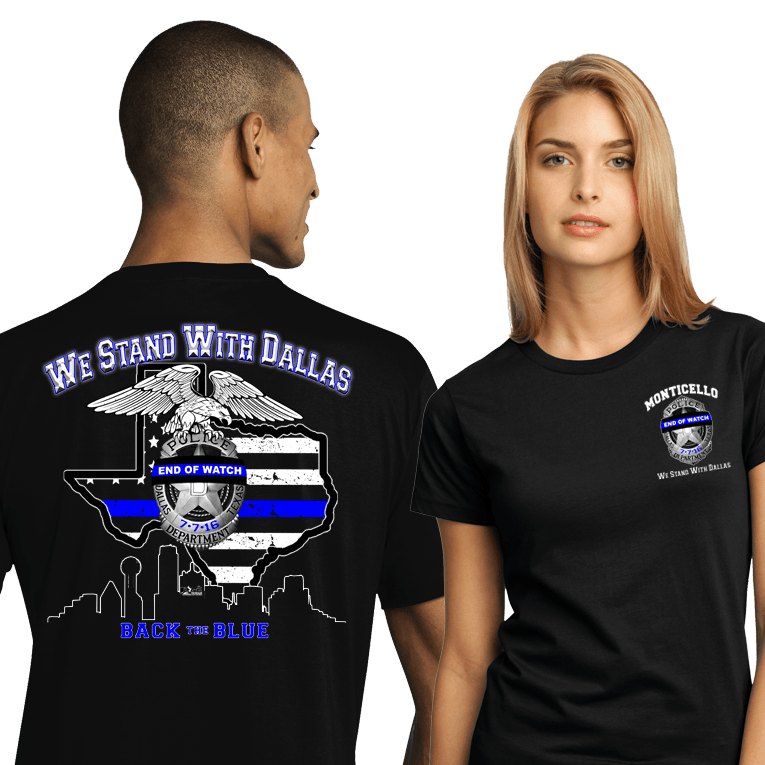 We Stand With Dallas  (DD-BTBTX) 24 Pc. Min., Awareness Shirts, dovedesigns.com, Dove Designst-shirts, shirts, hoodies, tee shirts, t-shirt, shirts
