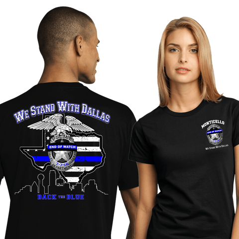 We Stand With Dallas  (DD-BTBTX) 24 Pc. Min., Awareness Shirts, dovedesigns.com, Dove Designst-shirts, shirts, hoodies, tee shirts, t-shirt, shirts