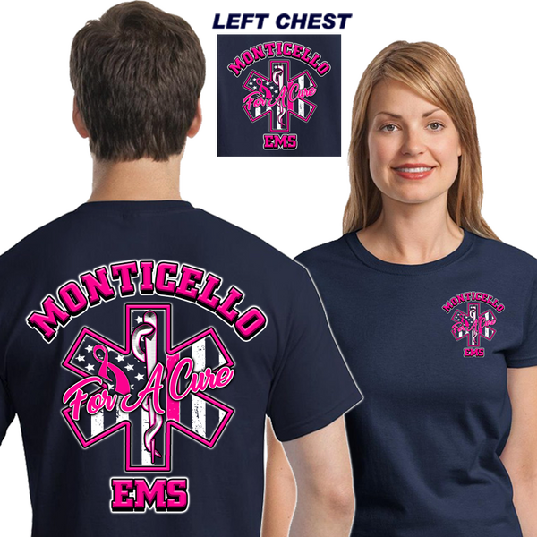 EMS For A Cure (DD-EMSBC21) W/Free Window Decal