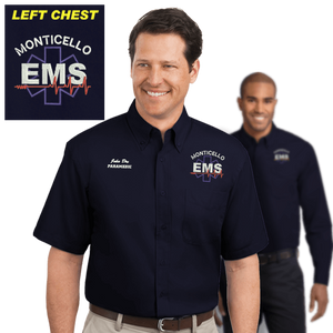 EMS Embroidered Dress Shirts (DD-EMSBD), Embroidery, dovedesigns.com, Dove Designst-shirts, shirts, hoodies, tee shirts, t-shirt, shirts