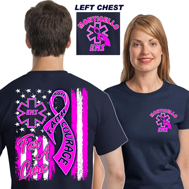 Breast Cancer Awareness Shirts | Custom EMS Tshirts | Dove Designs