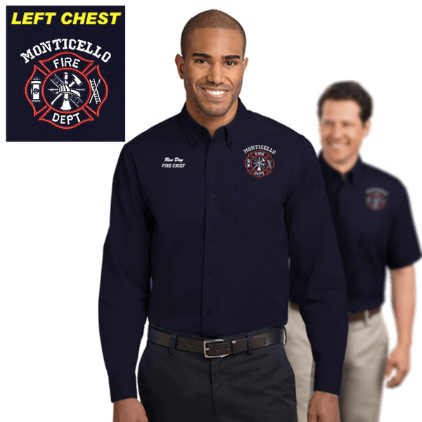 Firefighters Embroidered Dress Shirts (DD-FDBD), Embroidery, dovedesigns.com, Dove Designst-shirts, shirts, hoodies, tee shirts, t-shirt, shirts