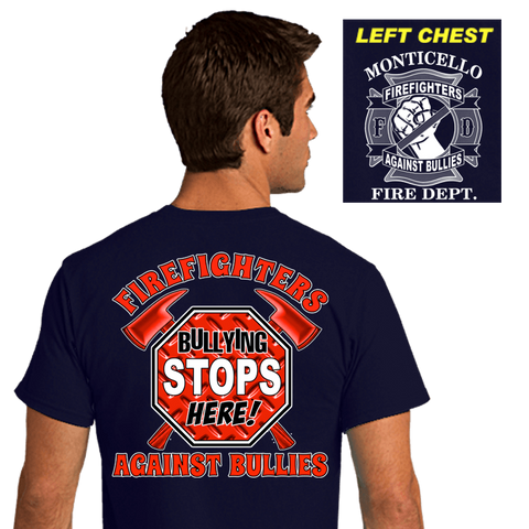 Firefighter Awareness Shirts (DD-FDBULLY2), Awareness Shirts, dovedesigns.com, Dove Designst-shirts, shirts, hoodies, tee shirts, t-shirt, shirts