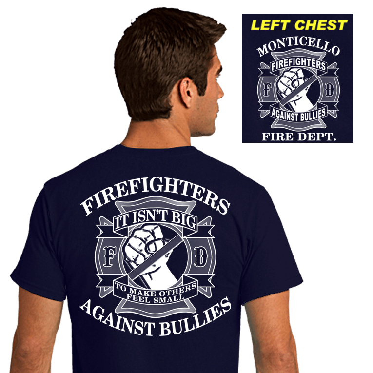 Firefighter Awareness Shirts (DD-FDBULLY), Awareness Shirts, dovedesigns.com, Dove Designst-shirts, shirts, hoodies, tee shirts, t-shirt, shirts