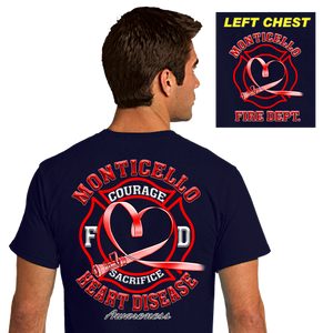 Firefighter Awareness Shirts Heart Disease (DD-FDHRT19), Firefighter Awareness, dovedesigns.com, Dove Designst-shirts, shirts, hoodies, tee shirts, t-shirt, shirts