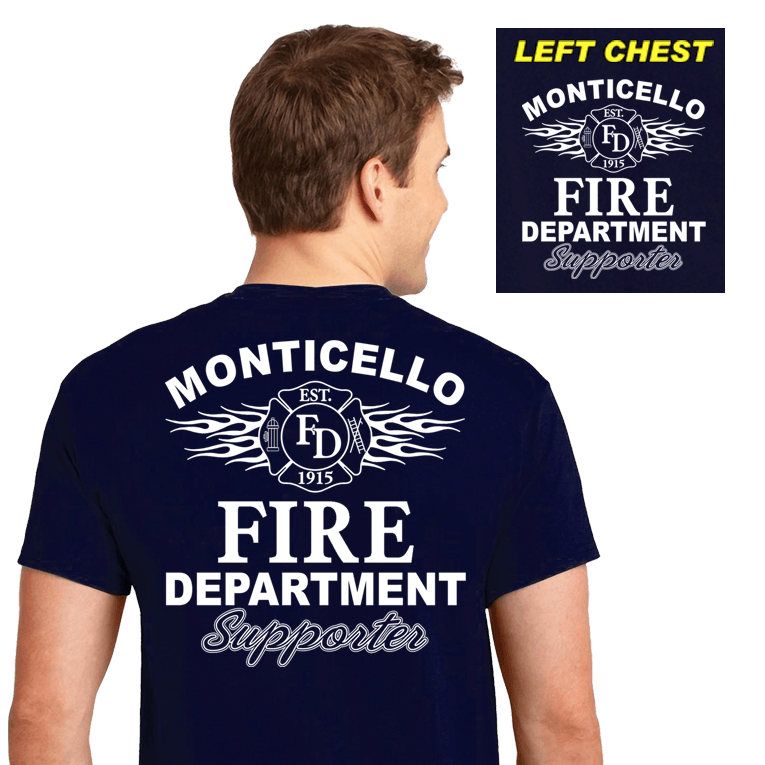 Fire Department Supporter Shirts (DD-FDS3) Navy, Supporter Shirts, dovedesigns.com, Dove Designst-shirts, shirts, hoodies, tee shirts, t-shirt, shirts