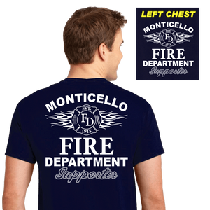 Fire Department Supporter Shirts (DD-FDS3) Navy, Supporter Shirts, dovedesigns.com, Dove Designst-shirts, shirts, hoodies, tee shirts, t-shirt, shirts