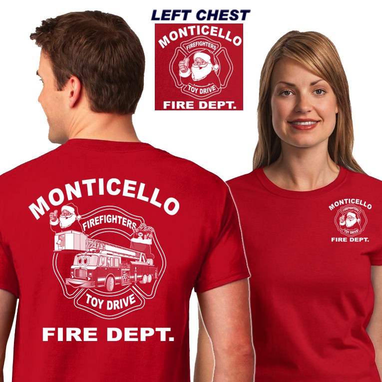 Custom Fire Dept Shirts | Fire Duty Shirts| Dove Designs