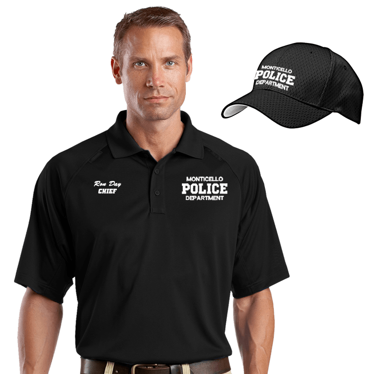 Law Enforcement Embroidered Moisture-Wicking Combo, Embroidery, dovedesigns.com, Dove Designst-shirts, shirts, hoodies, tee shirts, t-shirt, shirts