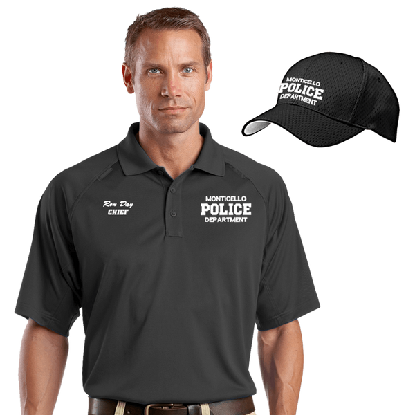 Law Enforcement Embroidered Moisture-Wicking Combo, Embroidery, dovedesigns.com, Dove Designst-shirts, shirts, hoodies, tee shirts, t-shirt, shirts