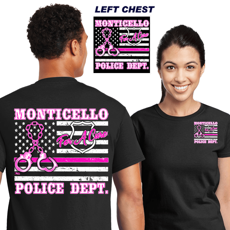 Cops for a Cure (DD-PDBCFL) (12 piece min.), For A Cure, dovedesigns.com, Dove Designst-shirts, shirts, hoodies, tee shirts, t-shirt, shirts