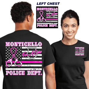 Cops for a Cure (DD-PDBCFL) (12 piece min.), For A Cure, dovedesigns.com, Dove Designst-shirts, shirts, hoodies, tee shirts, t-shirt, shirts