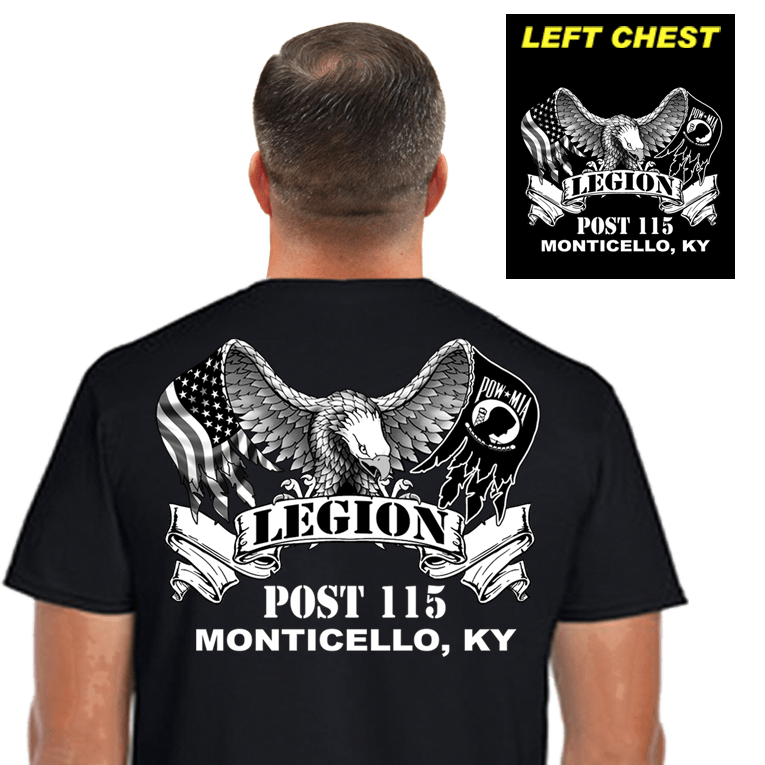 Legion Post Shirts (DD-POST2) Black, Post Shirts, dovedesigns.com, Dove Designst-shirts, shirts, hoodies, tee shirts, t-shirt, shirts