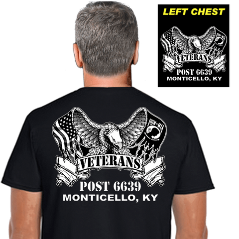 Veterans Post Shirts (DD-POST2) Black, Post Shirts, dovedesigns.com, Dove Designst-shirts, shirts, hoodies, tee shirts, t-shirt, shirts
