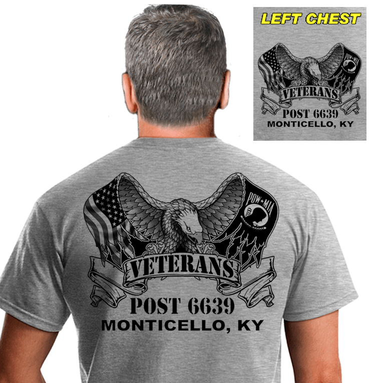 Veterans Post Shirts (DD-POST2) Gray, Post Shirts, dovedesigns.com, Dove Designst-shirts, shirts, hoodies, tee shirts, t-shirt, shirts