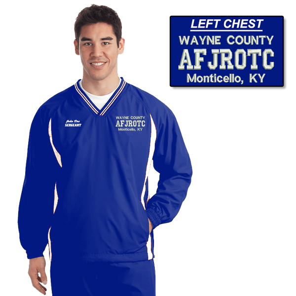 JROTC Embroidered Windbreaker (DD-WBJROTC), Embroidery, dovedesigns.com, Dove Designst-shirts, shirts, hoodies, tee shirts, t-shirt, shirts