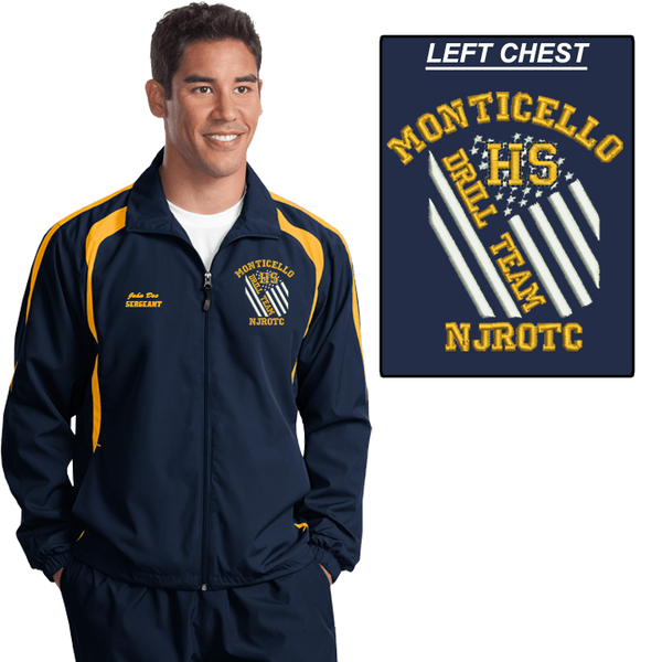 JROTC Embroidered DRILL TEAM Wind Jacket (DD-WJDRILLFL) SOLD SEPARATELY, Embroidery, dovedesigns.com, Dove Designst-shirts, shirts, hoodies, tee shirts, t-shirt, shirts