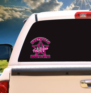 DD-SOBC21decal Sheriff's Office Decal Breast Cancer Awareness