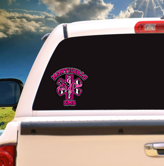 DD-EMSBC21decal EMS Decal Breast Cancer Awareness